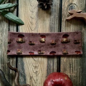 Kinder Stirnband aus Baumwolljersey mit Pilzdesign